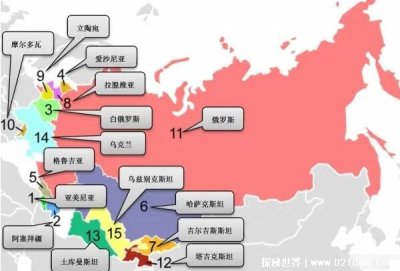 ​前苏联解体的国家有哪些 分别在什么时间独立