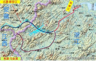 ​钱塘江：它是浙江省最大河流，它是浙江省名的来源